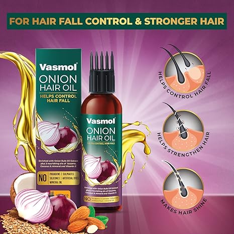 Vasmol Onion Hair Oil